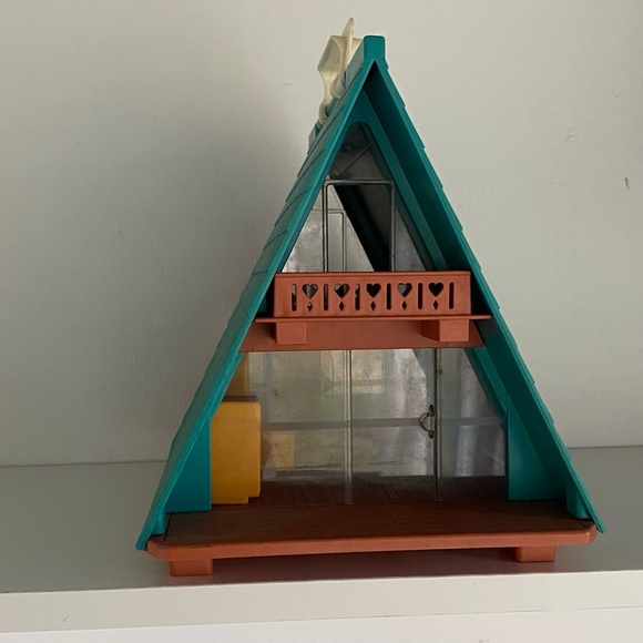 Fisher Price Little People Vintage 1974 Play Family A Frame House #990 Only - Picture 2 of 12